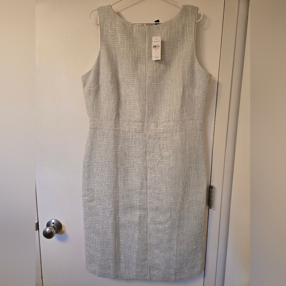 NWT Ann Taylor Factory Tweed Sleeveless Dress‎